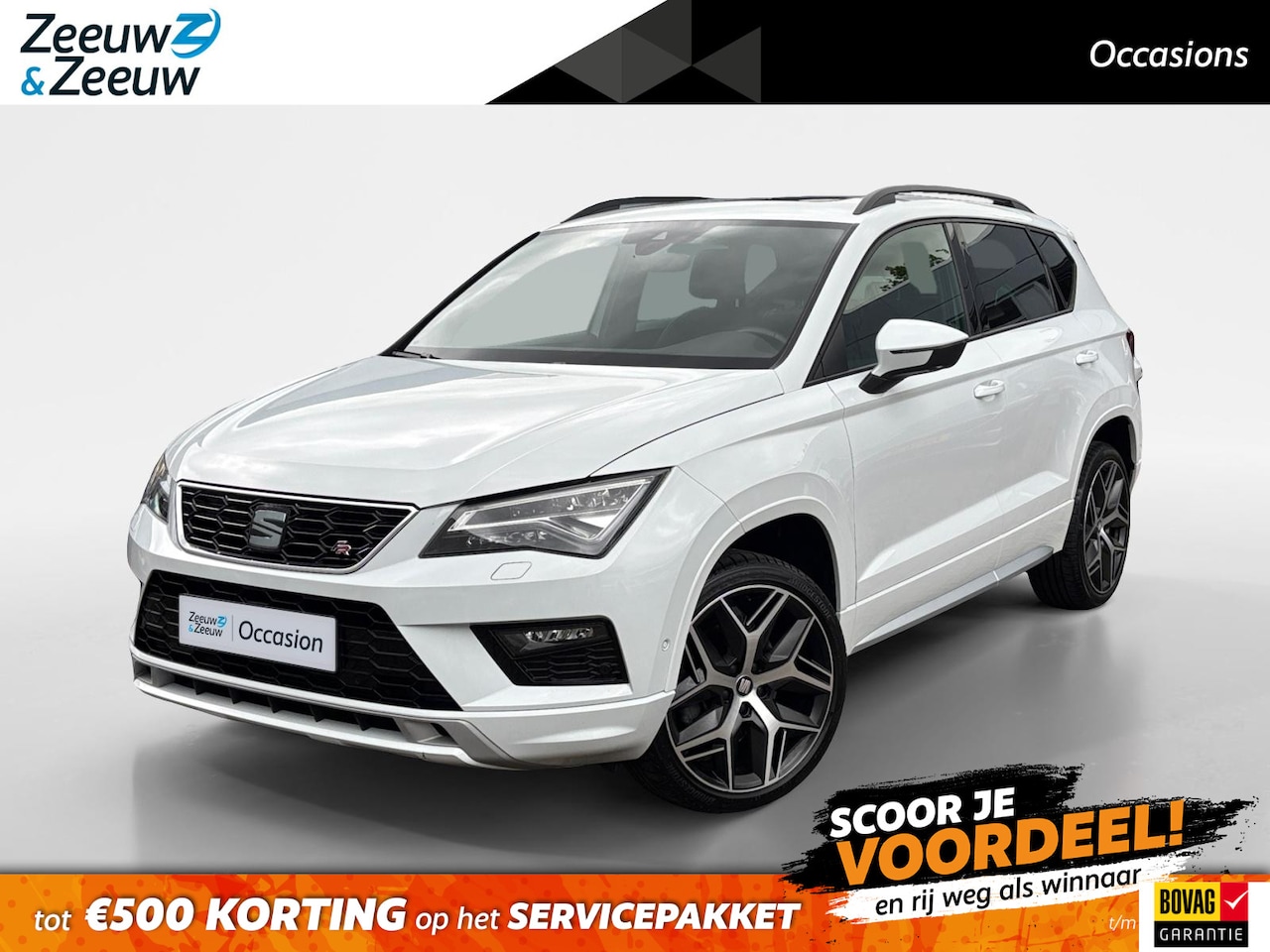 SEAT Ateca - 1.5 TSI FR Business Intense Automaat | Panoramadak | Elekt. Trekhaak | 360 Camera | Stoelv - AutoWereld.nl