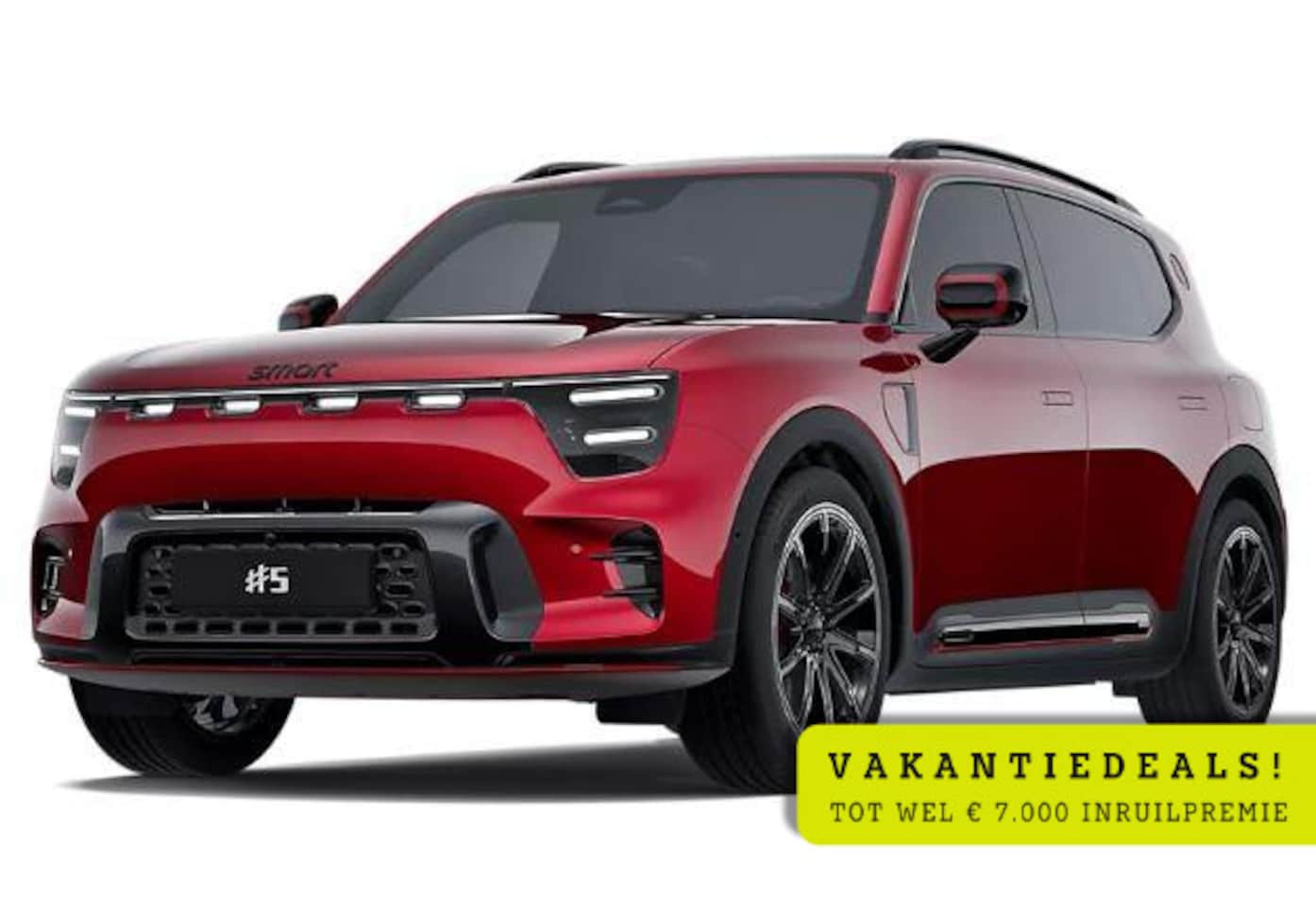 Smart #5 - Brabus 100 kWh VAKANTIE DEALS! | Van € 63.460,- voor € 56.460,- | Panoramadak | Elektrisch - AutoWereld.nl