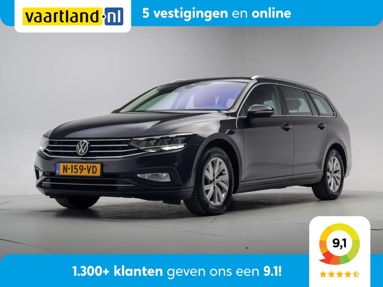 Volkswagen Passat Variant - 1.5 TSI 150pk Business Aut. [ LED Virtual Adapt.cruise ] - AutoWereld.nl