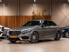 Mercedes-Benz C-klasse - C180 AMG Line, Night Pakket, Camera, Leder, 19" Multispaak, Cruise, Navi, Clima, Voll Led,