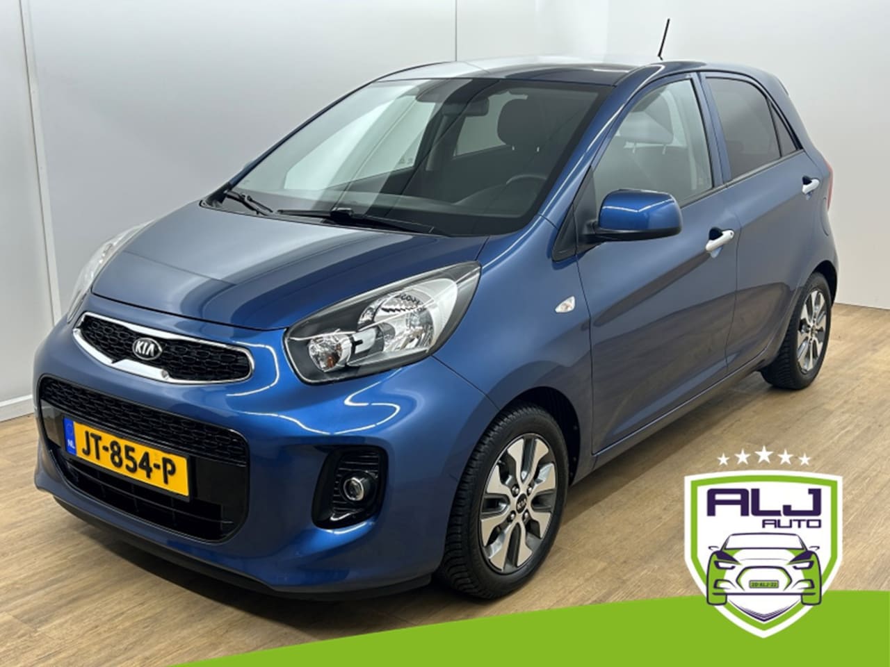Kia Picanto - Occasion 1.0 CVVT ComfortPlusLine Navigator | Blauw | Tweedehands Kia Picanto | Airco | Ca - AutoWereld.nl