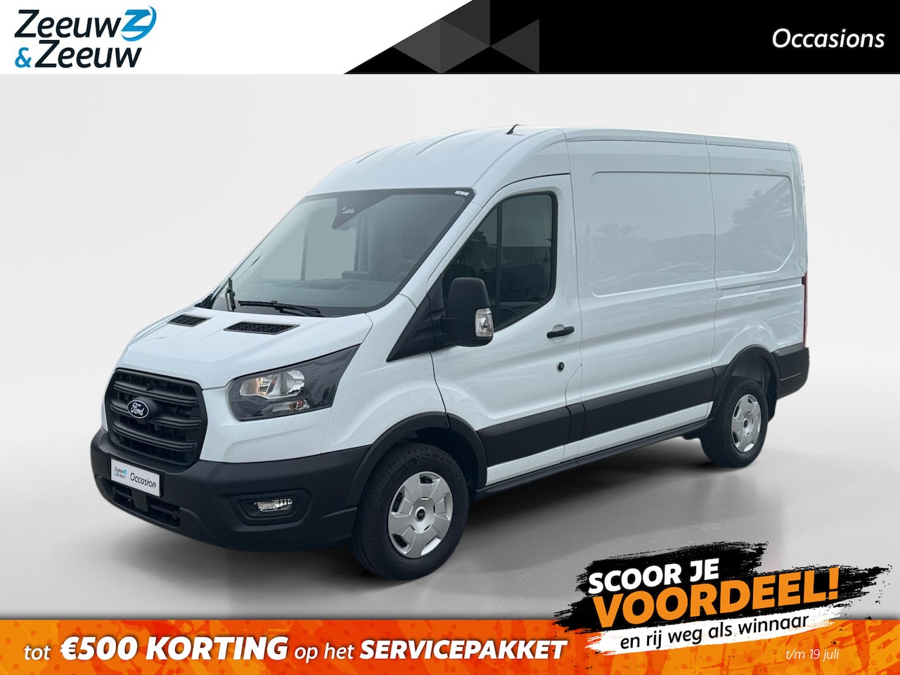 Ford Transit - 350 2.0 TDCI L2H2 Trend 130 pk FWD | BPM-VRIJ | Achteruitrijcamera | Trekhaak | Verwarmde - AutoWereld.nl