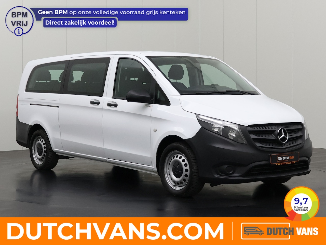 Mercedes-Benz Vito - 114BlueTEC 7G-Tronic Automaat Personenbus | 9-Persoons | Extra Lang | Prijs incl BTW € 263 - AutoWereld.nl