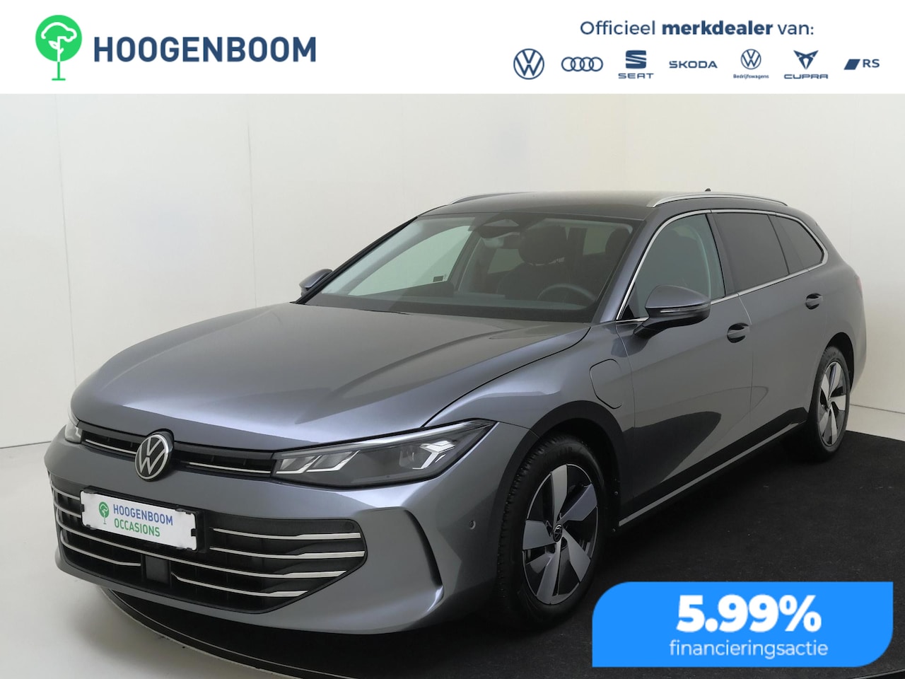 Volkswagen Passat Variant - 1.5 eHybrid Business | SoH 100% | Trekhaak | Parkeerassistent | Head-up display | Dodehoek - AutoWereld.nl