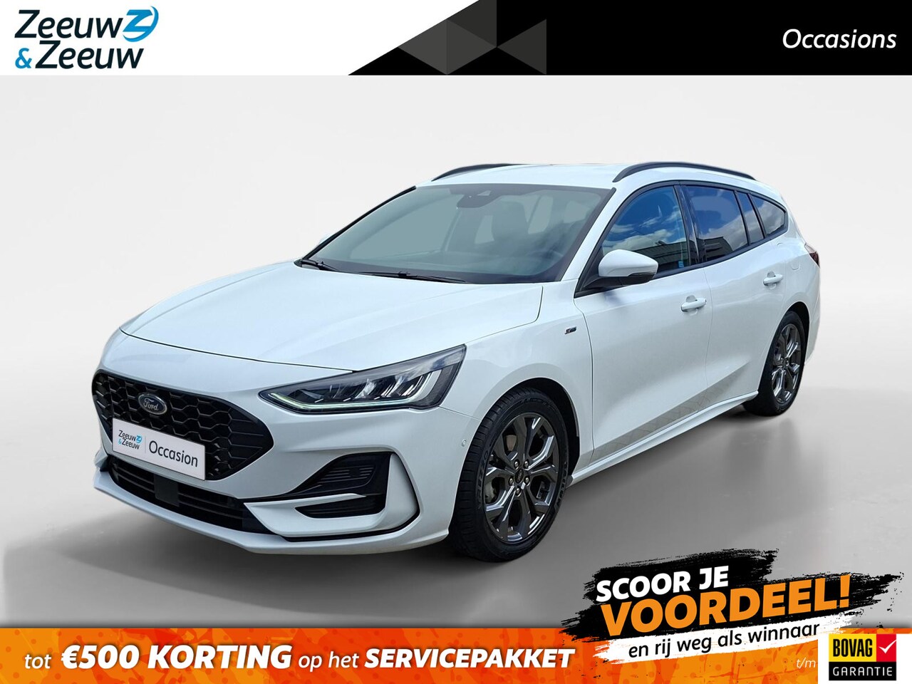 Ford Focus Wagon - ST-Line automaat | Stoel- stuur en voorruitverwarming | BLISS | Adaptieve cruise control | - AutoWereld.nl