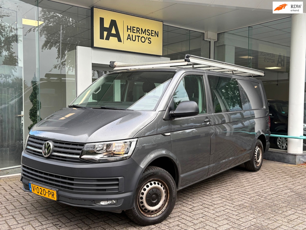 Volkswagen Transporter - 2.0 TDI L2H1 DC Highline|Navi|Airco|NAP| - AutoWereld.nl