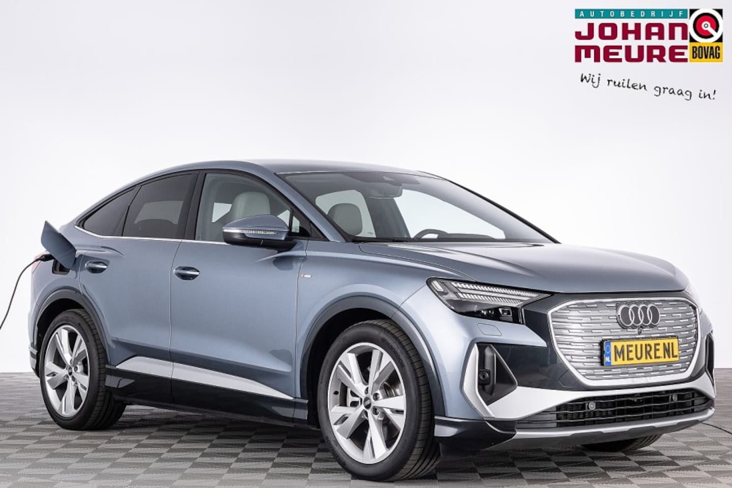 Audi Q4 Sportback e-tron - 45 Corporate S-Line 82 kWh 286PK *SOH 100%* LEDER | LED | ECC | Stoelverwarming . - AutoWereld.nl