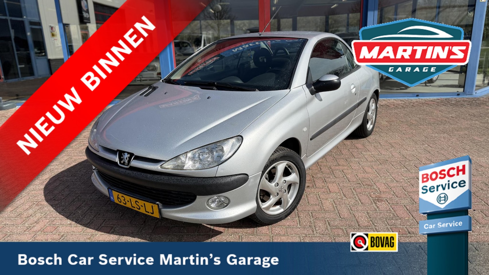 Peugeot 206 CC - 1.6-16V Dak werkt niet volledig! klein prijsje! - AutoWereld.nl