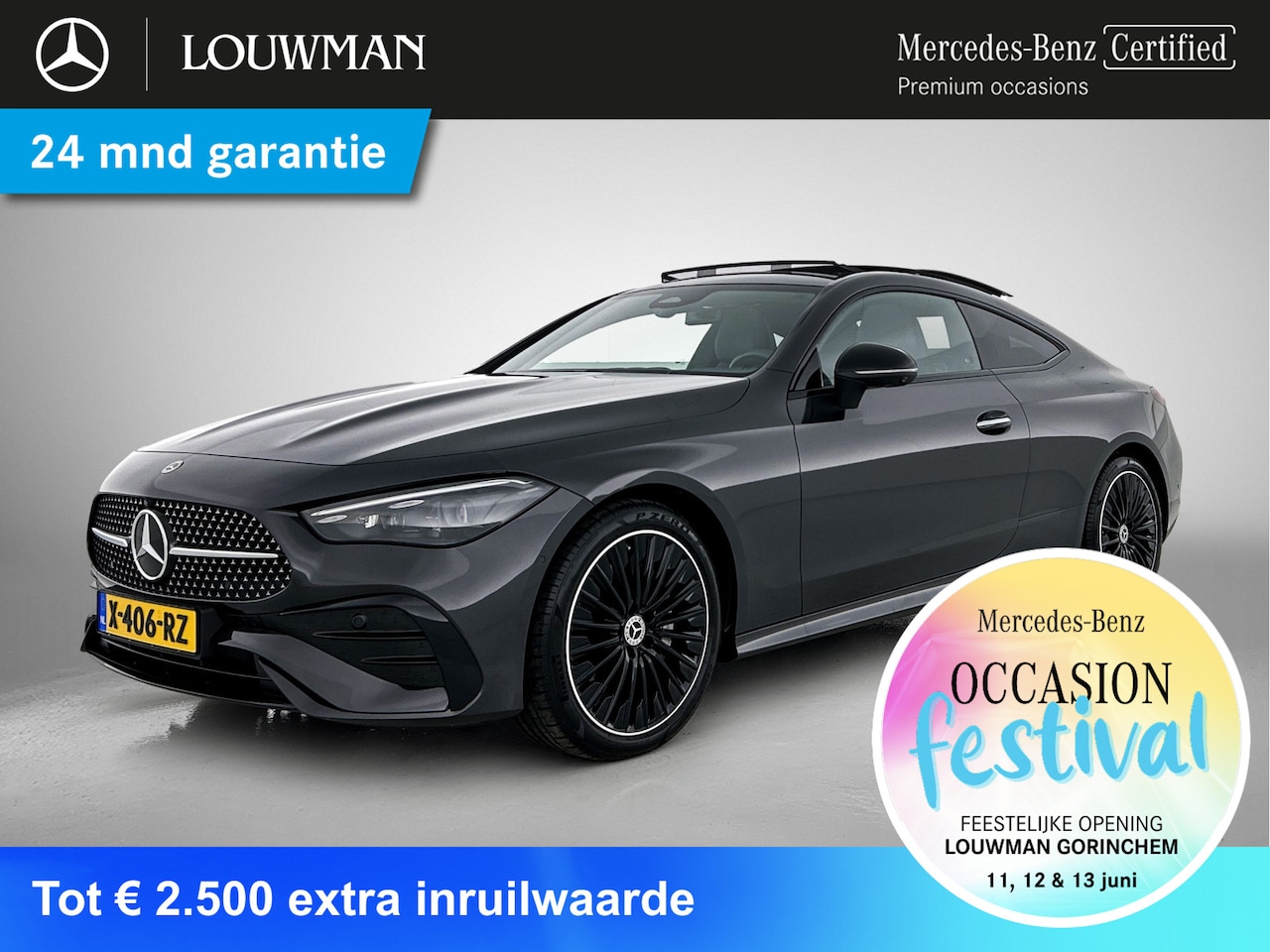 Mercedes-Benz CLE Coupé - 200 AMG Line | Panoramadak | Multi spaaks Lichtmetalen velgen | Night pakket | Parking sup - AutoWereld.nl