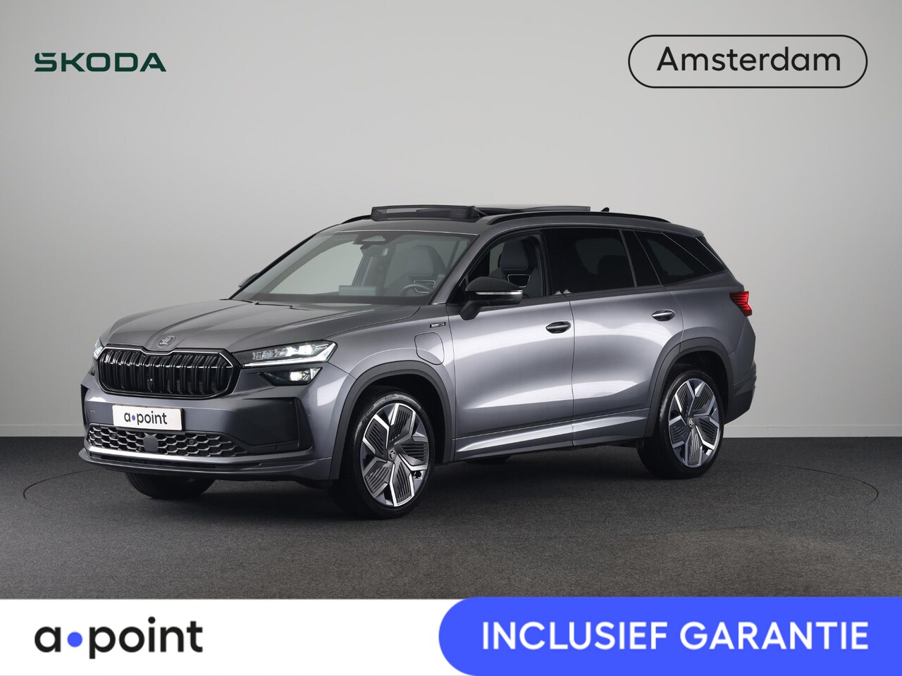 Skoda Kodiaq - 1.5 TSI PHEV Sportline Business 204 pk Automaat | Verlengde garantie | Navigatie | Panoram - AutoWereld.nl