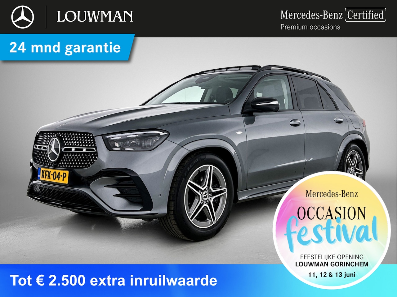 Mercedes-Benz GLE-Klasse - 400 e 4MATIC AMG Premium Plug-In Hybride | AMG Line | Night Pakket | Panoramadak | Trekhaa - AutoWereld.nl