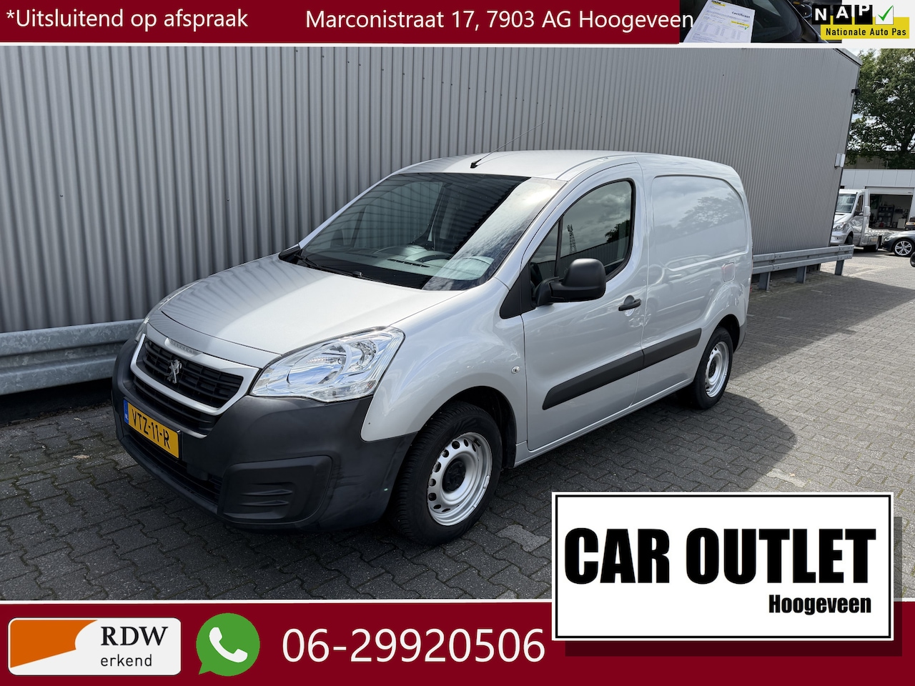 Peugeot Partner - 120 1.6 VTi 98 L1 Pro 103Dkm, A/C, CC, PDC, – Inruil Mogelijk – - AutoWereld.nl