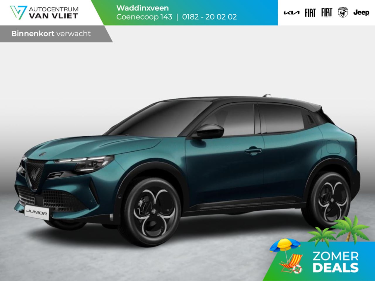 Alfa Romeo Junior - Elettrica Ti 54 kWh | Clima | Adapt. Cruise | Keyless | Handsfree A-Klep | PDC rondom | Pa - AutoWereld.nl