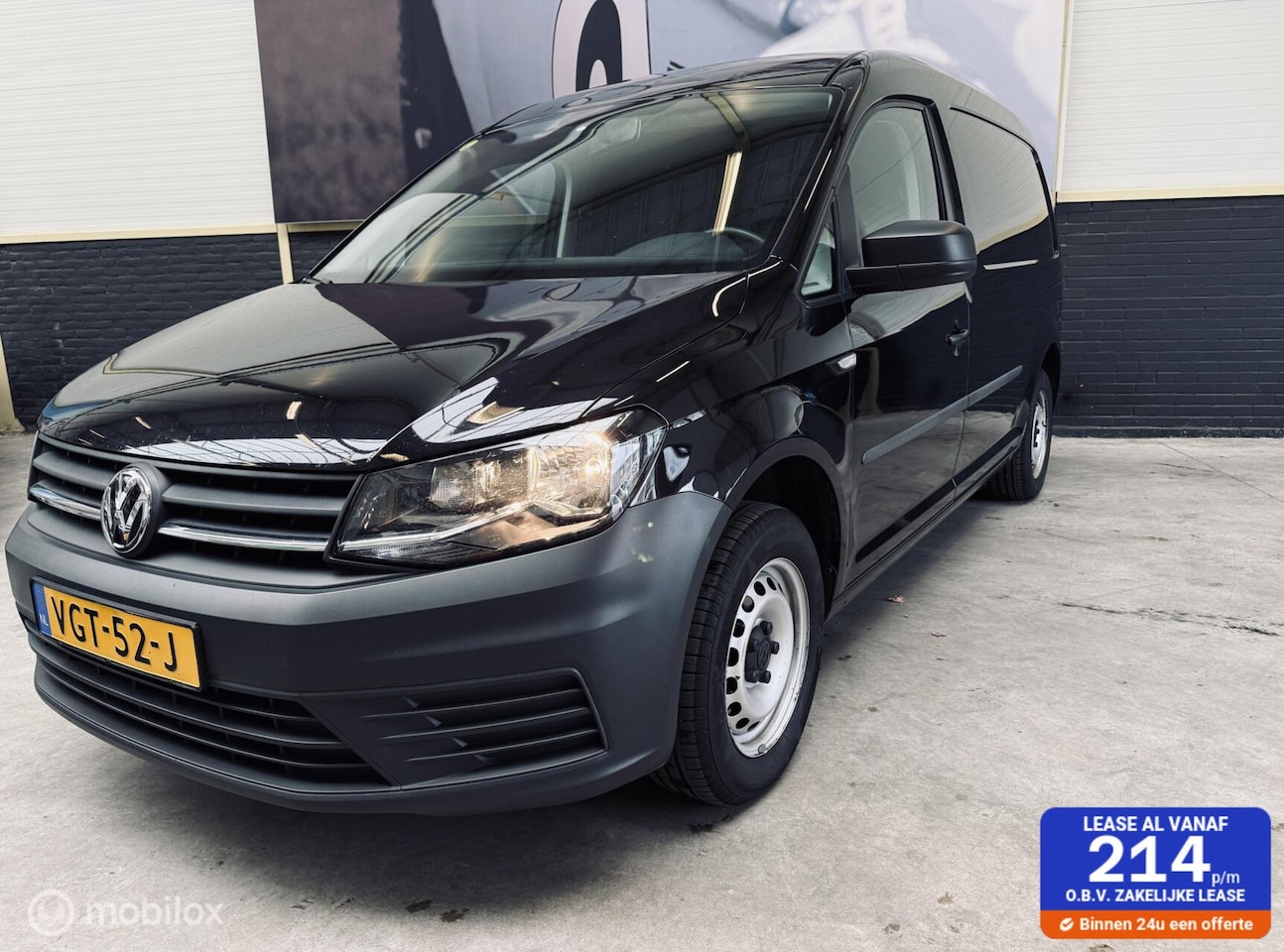 Volkswagen Caddy Maxi - Bestel 2.0 TDI L2H1 BMT Maxi||Zwart|Trekhaak|Orig.NL| - AutoWereld.nl