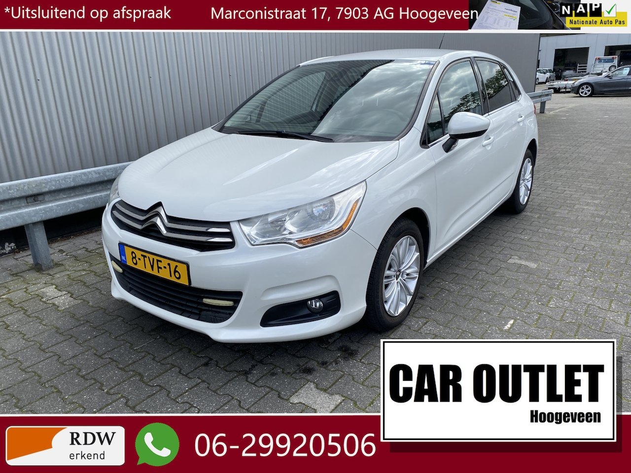 Citroën C4 - 1.2 PureTech Exclusive Clima, Navi, CC, PDC, LM, Trekh, nw. APK – Inruil Mogelijk – - AutoWereld.nl