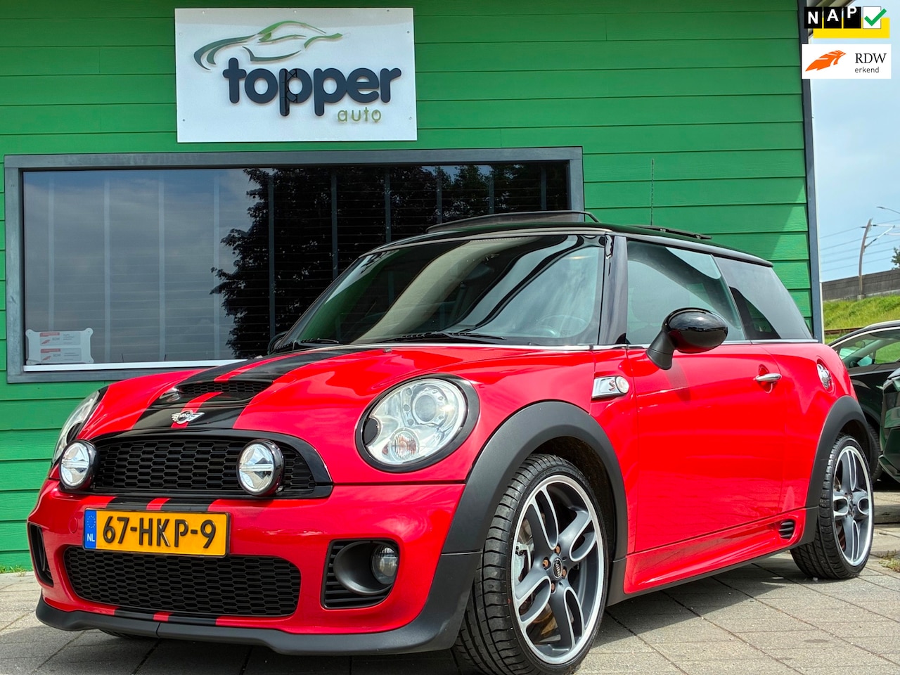 MINI 3-Deurs - 1.6 Cooper S John Cooper |Navigatie|Pano|ClimateControl|CruiseControl - AutoWereld.nl