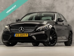 Mercedes-Benz C-klasse - 180 Sport 156Pk Automaat (NAVIGATIE, DIAMOND GRILL, LEDER, STOELVERWARMING, ELEK SPORTSTOE