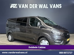 Ford Transit Custom - 2.0 TDCI 170pk L2H1 Dubbele Cabine Euro6 Airco | 5-Zits | 2x Zijdeur | Camera | LED Apple