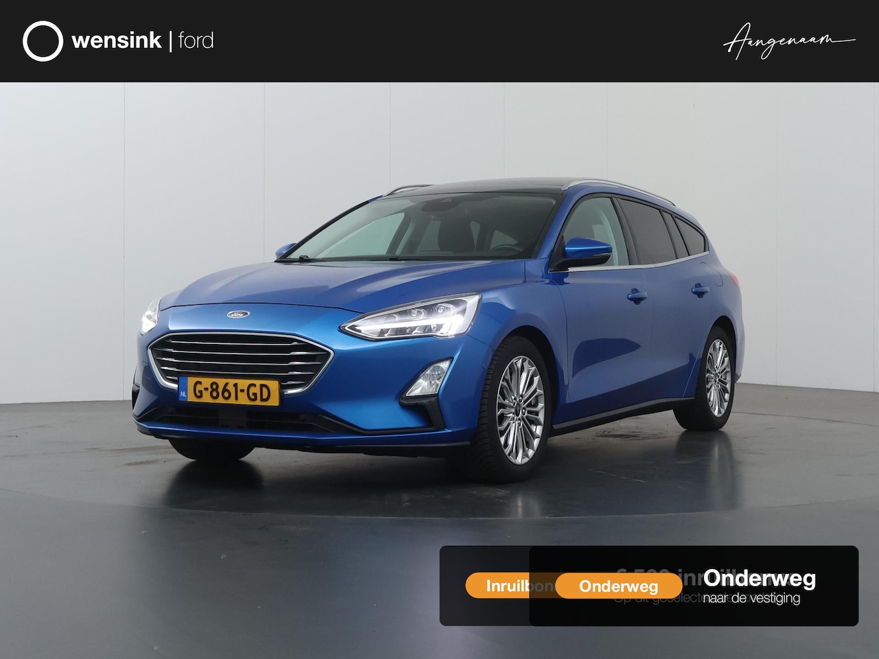 Ford Focus Wagon - 1.0 EcoBoost Titanium Business | Trekhaak | Panoramadak | Winterpakket | B&O | Parkeercame - AutoWereld.nl