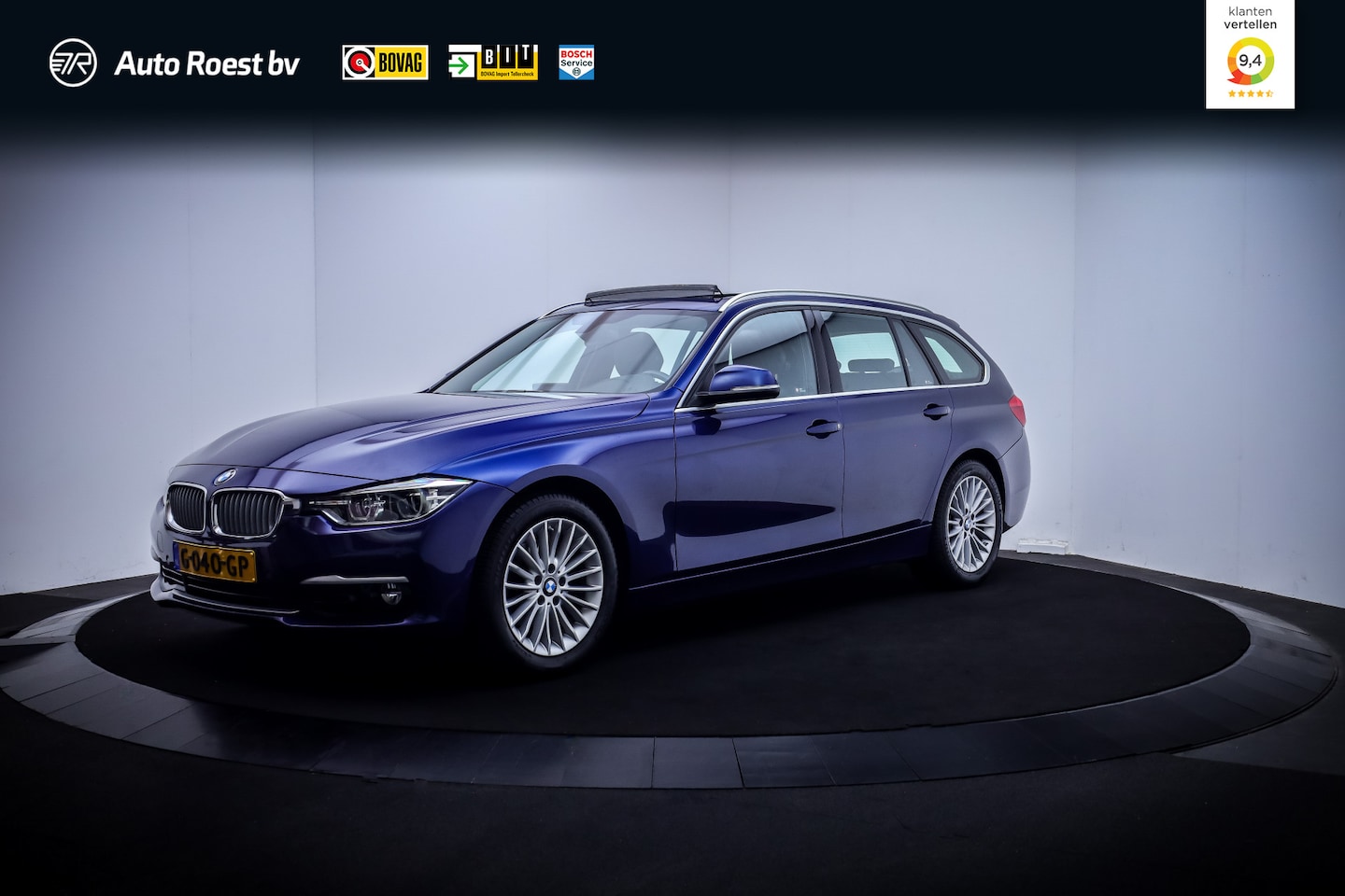BMW 3-serie Touring - 318iA LUXURY Edition PANO | FULL LED | LEDER | ELEK TREKHAAK | NAVI | STOELVERW | PDC V+A - AutoWereld.nl