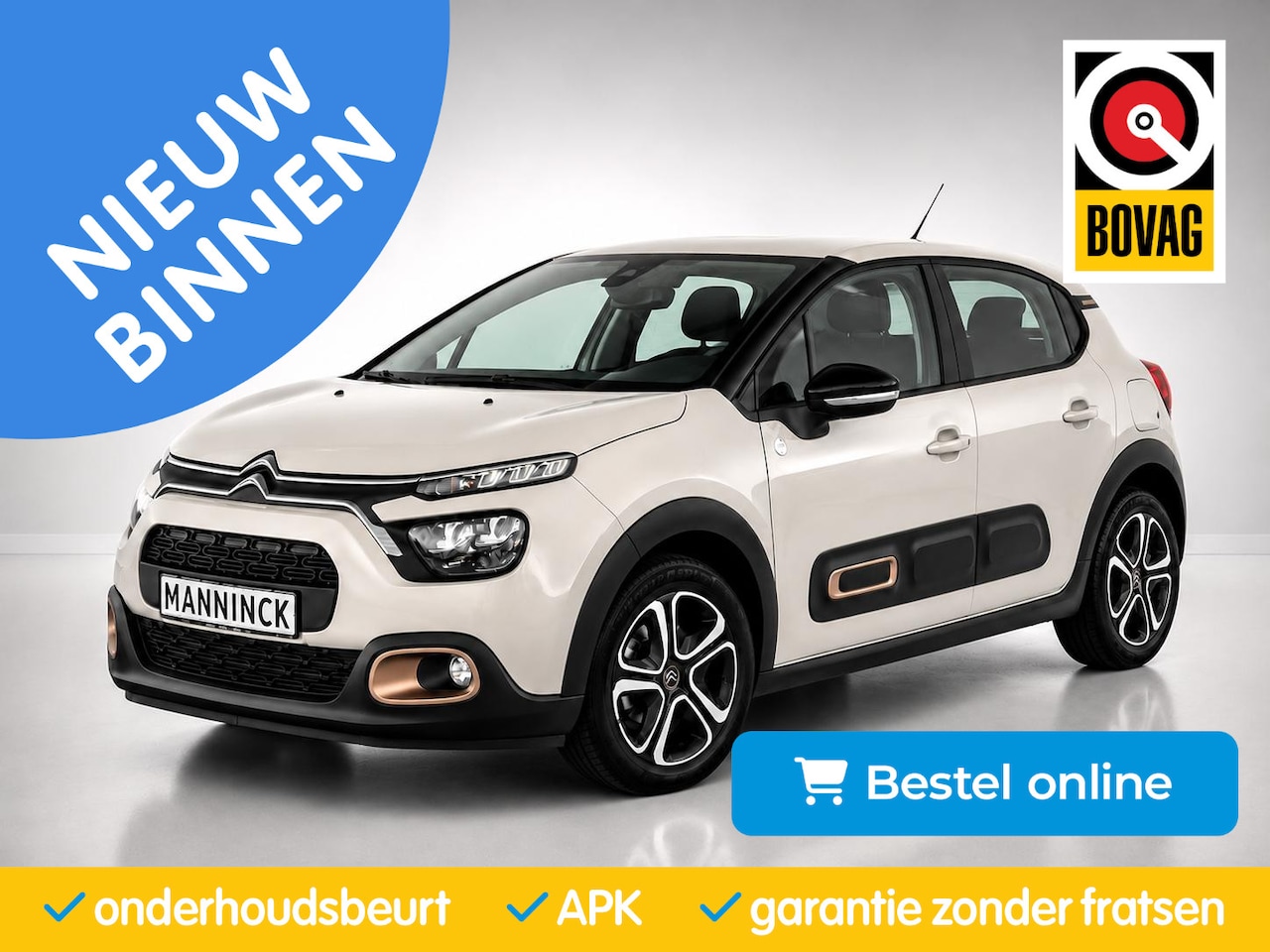 Citroën C3 - 1.2 Apple Carplay|Lane assist|PDC| Cruise control|LED Vision| C-Series - AutoWereld.nl