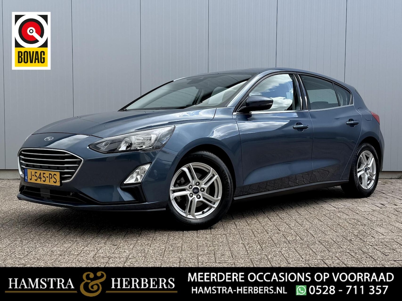 Ford Focus - 1.0 EcoBoost Hybrid Trend Edition Business blauw - AutoWereld.nl