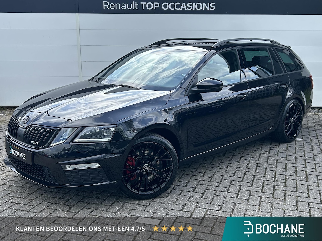 Skoda Octavia Combi - 2.0 TSI RS 245 Business | Navigatie | Parkeersensoren Achter | Climate control | Trekhaak - AutoWereld.nl