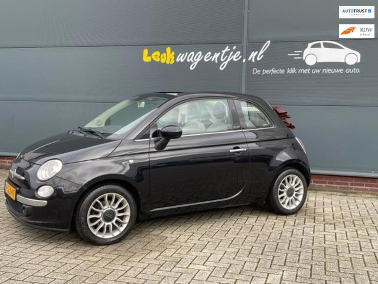 Fiat 500 C - 0.9 TwinAir Lounge *cabrio *airco - AutoWereld.nl