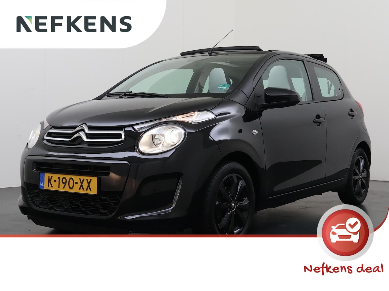 Citroën C1 - Shine 72pk Airscape 5-deurs | Open dak | Navigatie via Apple Carplay en Android auto | Air - AutoWereld.nl