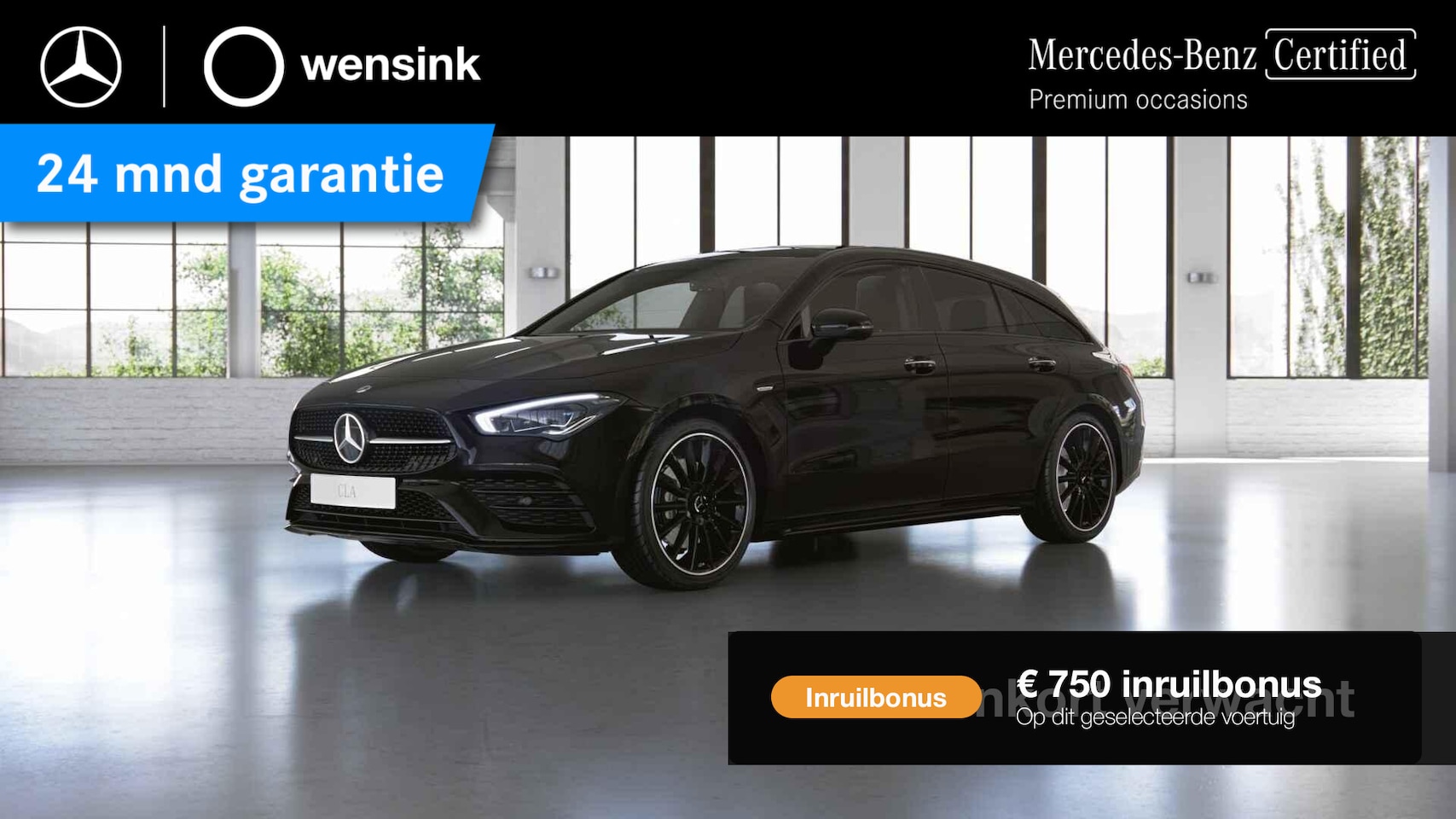 Mercedes-Benz CLA-klasse Shooting Brake - 250 e Business Solution AMG Limited | Night | Panoramadak | AMG Multispaaks velgen | Multi - AutoWereld.nl