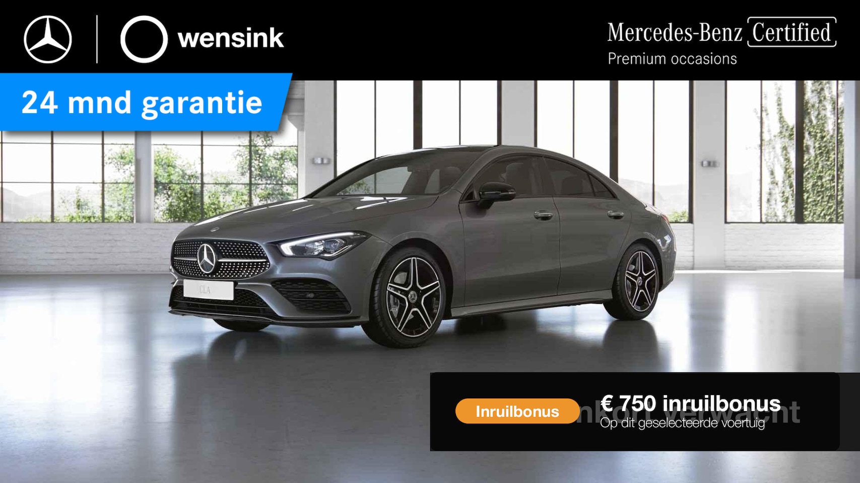 Mercedes-Benz CLA-Klasse - 180 AMG Line | Night | Panoramadak | Lederen bekleding | Widescreen | Sfeerverlichting | S - AutoWereld.nl