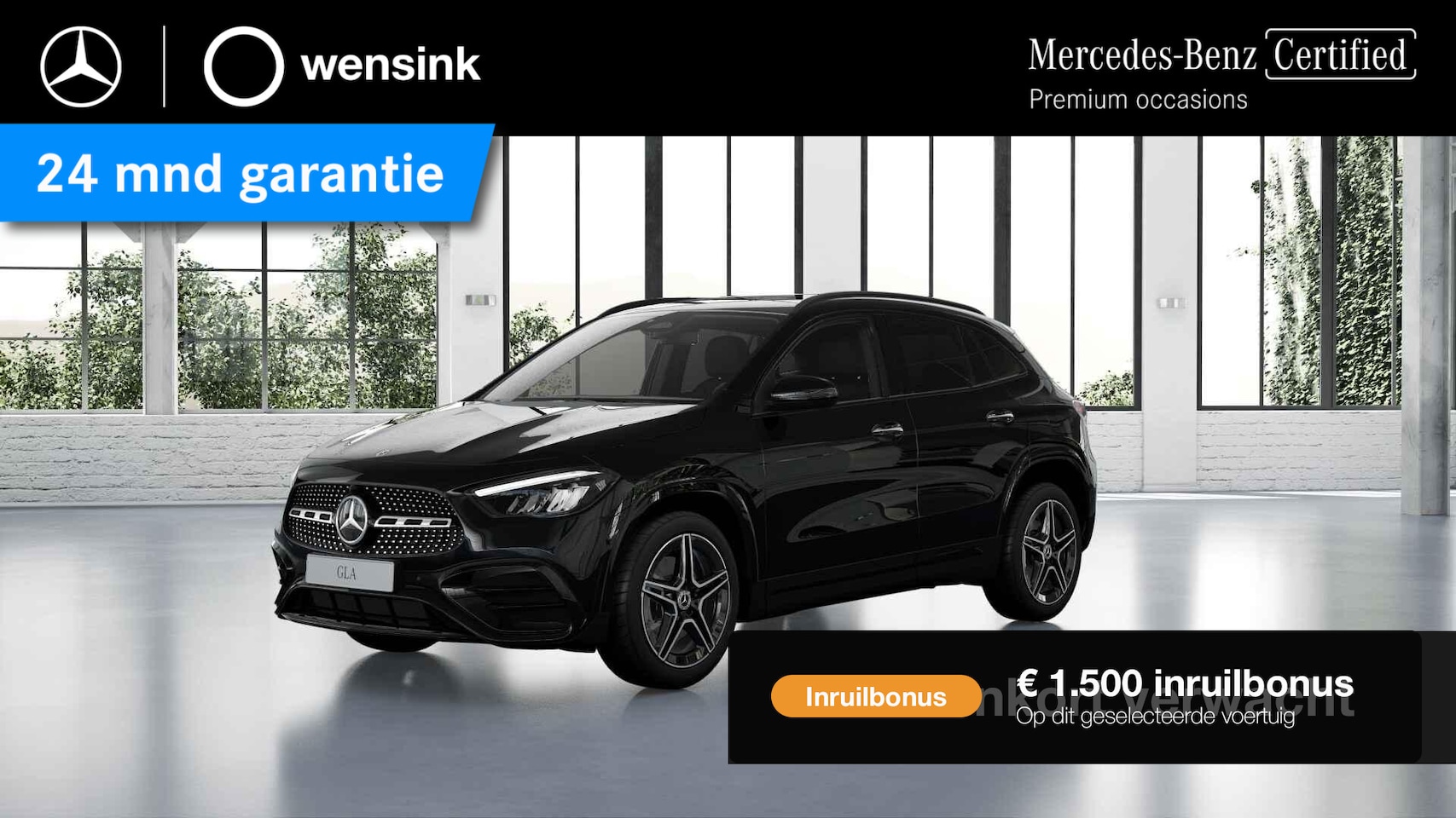 Mercedes-Benz GLA-Klasse - 180 AMG Line | Panoramaschuifdak | Night| Achteruitrijcamera | Dodehoekassistent - AutoWereld.nl