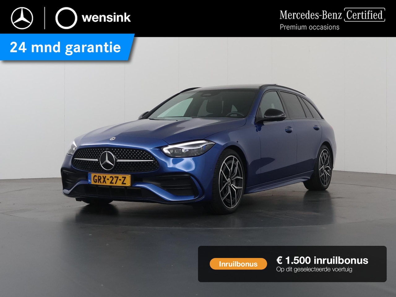 Mercedes-Benz C-klasse Estate - 180 Star Edition AMG Line | Night | Digital Light | Panoramadak | Memory | 360 camera | - AutoWereld.nl