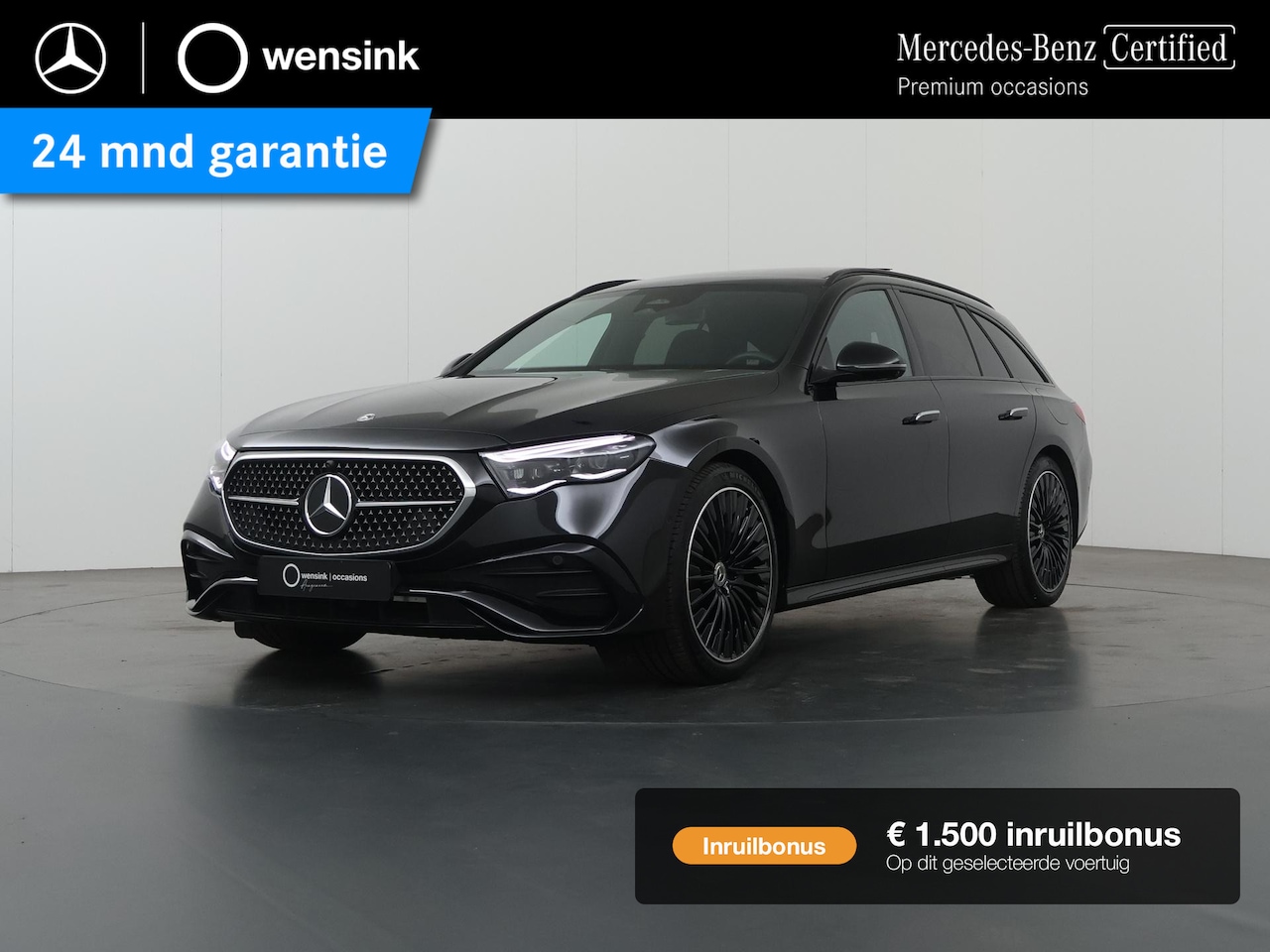Mercedes-Benz E-klasse Estate - 300 e AMG Line | Premium | Panoramadak | 20 inch | Trekhaak | Night pakket | - AutoWereld.nl