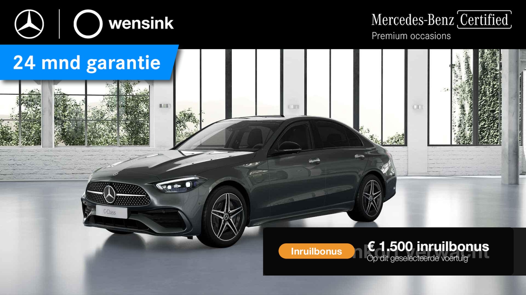 Mercedes-Benz C-klasse - 300 e AMG Line | Panoramadak | Memory | Night pakket | Digital light | - AutoWereld.nl