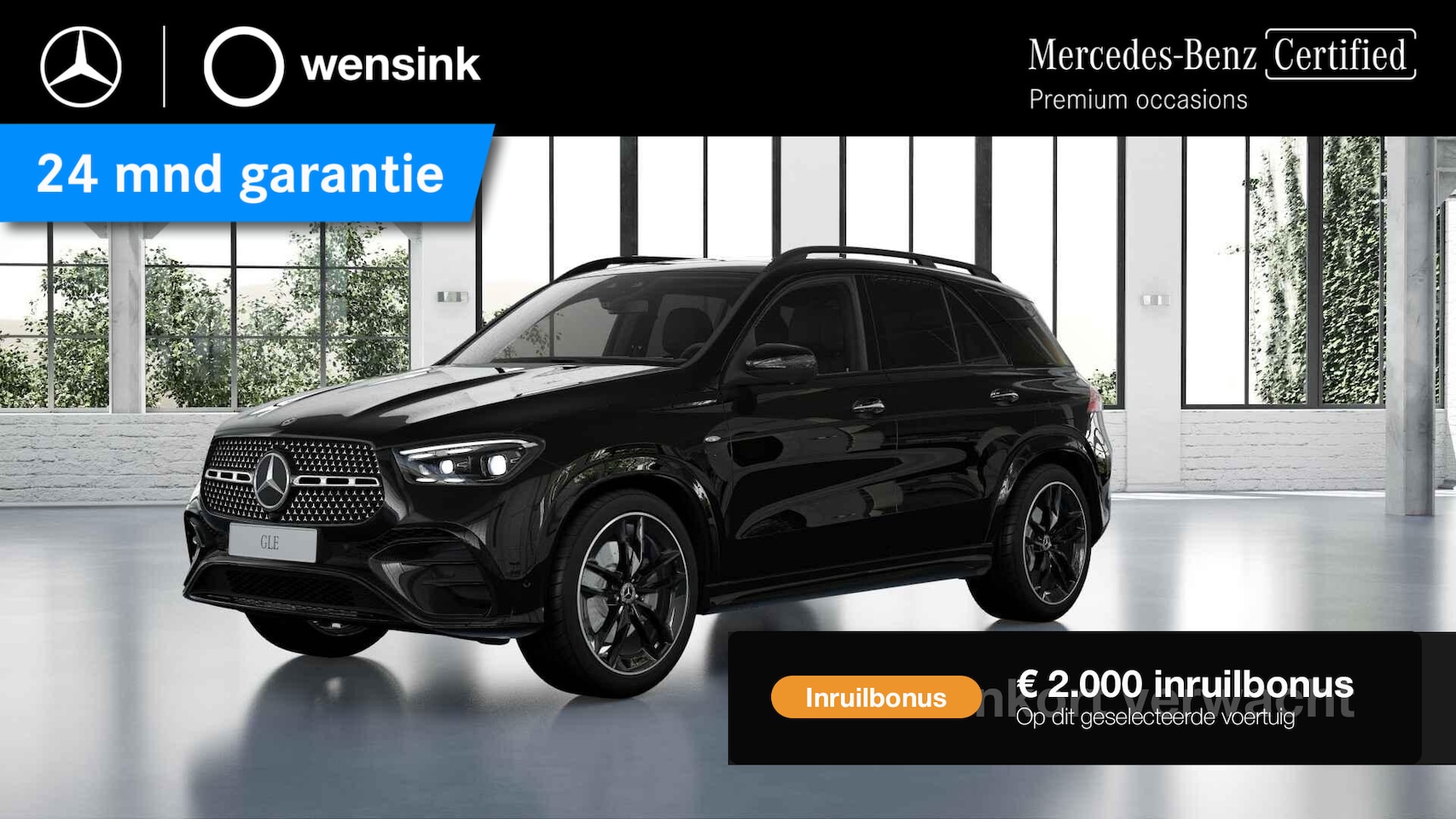 Mercedes-Benz GLE-Klasse - 350 de 4MATIC AMG Line | Panoramadak | Trekhaak | Luchtvering | 22 inch | Night pakket | W - AutoWereld.nl