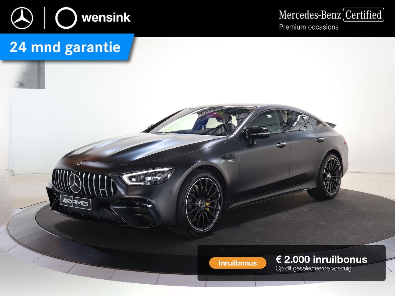 Mercedes-Benz AMG GT 4-Door Coupe - AMG 53 4MATIC+ Premium Plus | Night | Panoramadak | Luchtvering | Softclose | Rijassistent - AutoWereld.nl
