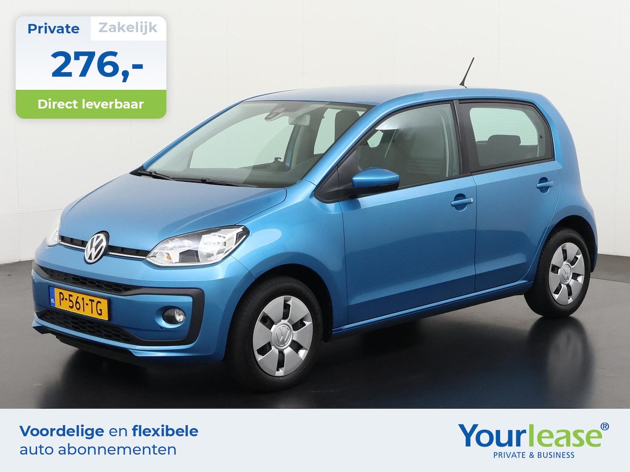Volkswagen Up! - 1.0 BMT move up! | All-in 276,- Private Lease | Direct uit voorraad - AutoWereld.nl