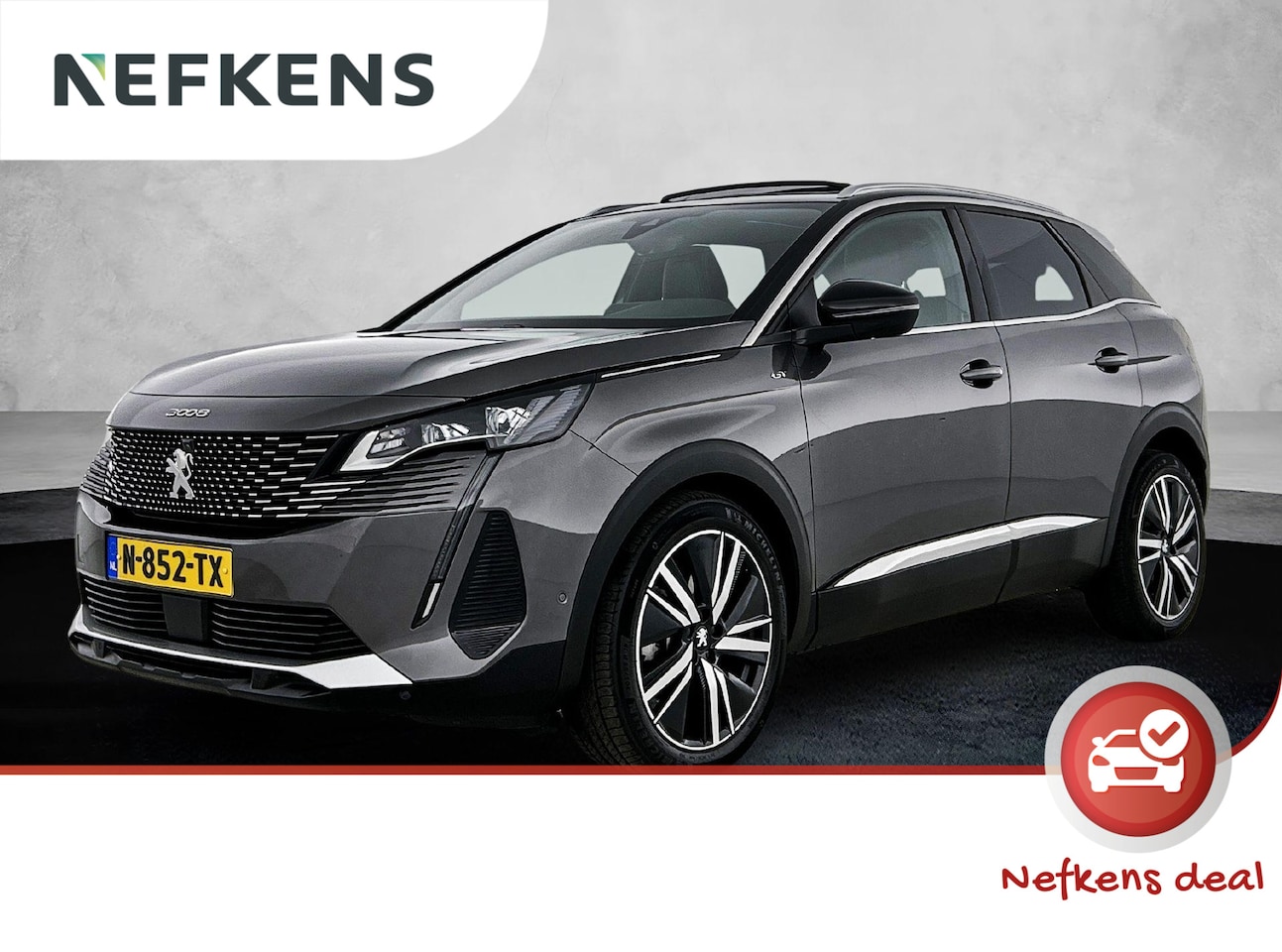 Peugeot 3008 - SUV GT Pack Business 130pk Automaat | Navigatie | Panoramisch schuif-kanteldak | Camera v+ - AutoWereld.nl