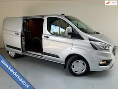 Ford Transit Custom - Automaat 300 2.0 TDCI 130pk L2H1 Limited 3persoons, Airco, Navigatie, Trekhaak, Metallic l