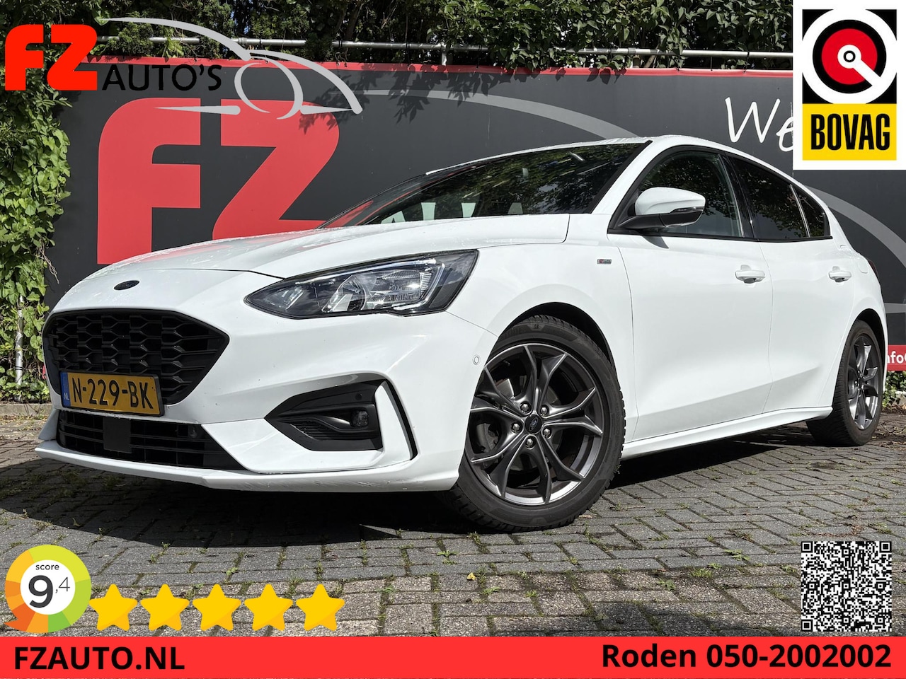 Ford Focus - 1.0 EcoBoost Hybrid ST Line Business - Navigatie - Climate Controle - Adaptief Cruise Cont - AutoWereld.nl