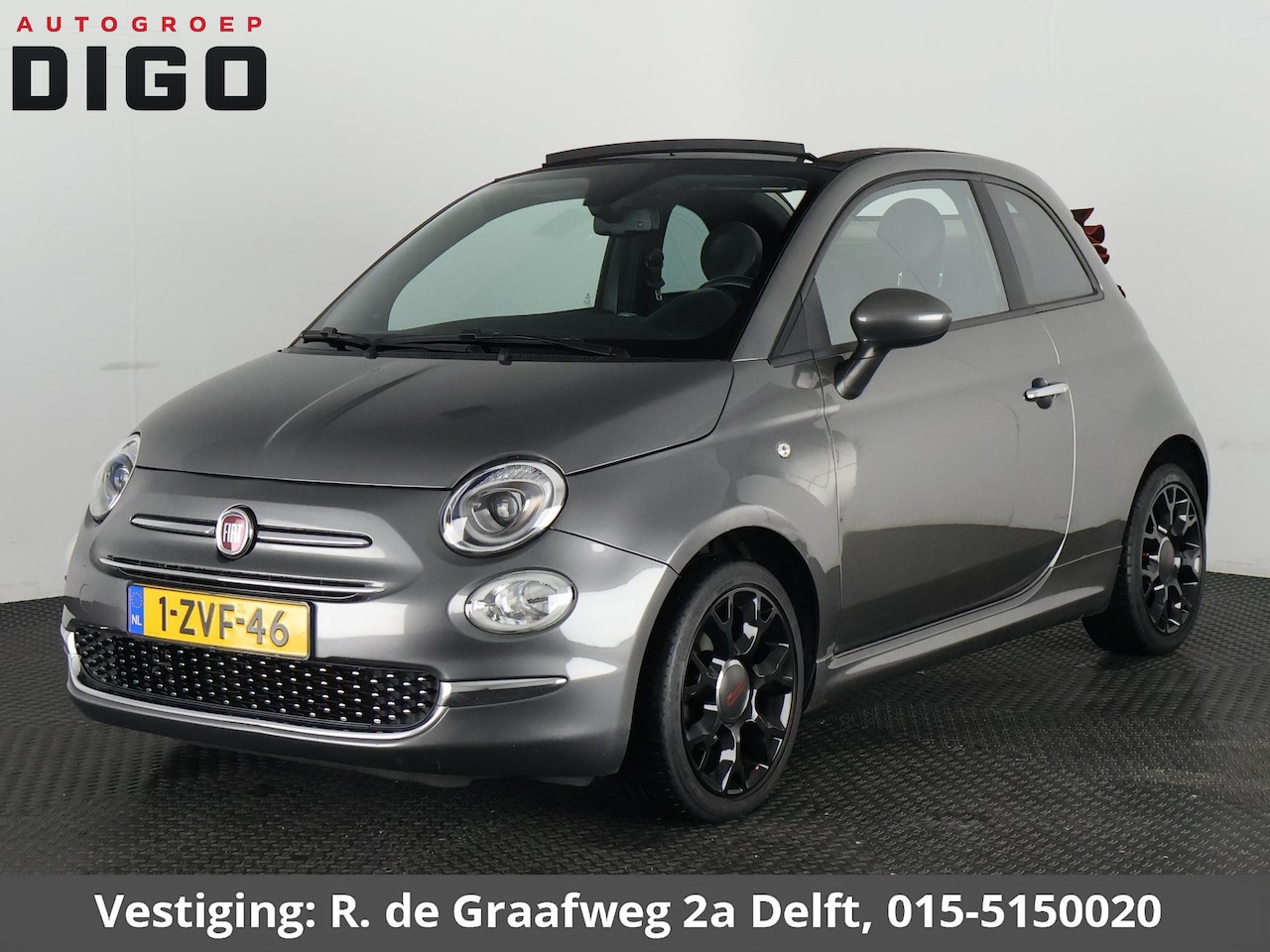 Fiat 500 C - 0.9 TwinAir Turbo 500S Cabrio | Climate Control | Sportstoelen Half Leder | Lichtmetalen v - AutoWereld.nl