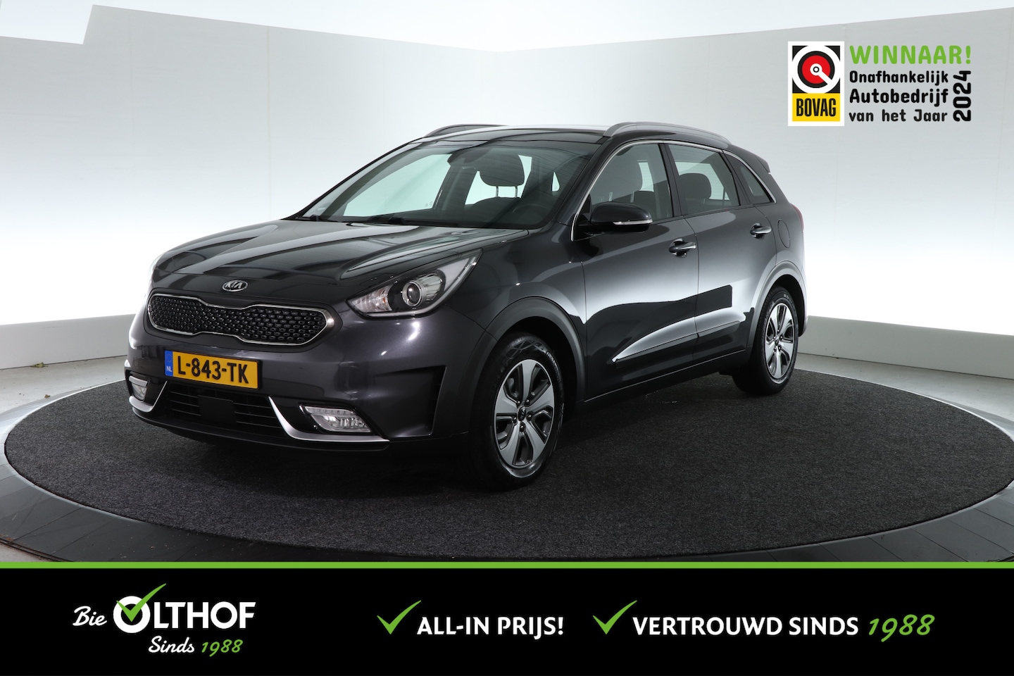 Kia Niro - 1.6 GDi Hybrid DynamicLine | AFN. TREKHAAK | CAMERA | CARPLAY | - AutoWereld.nl