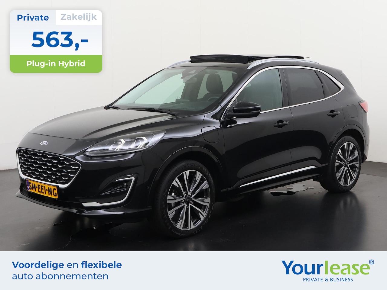 Ford Kuga - 2.5 PHEV Vignale | All-in 563,- Private Lease | Direct uit voorraad - AutoWereld.nl