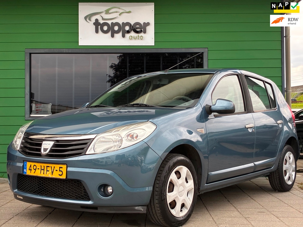 Dacia Sandero - 1.4 Lauréate|Airco|APK Nieuw|Elekt.Ramen|NAP - AutoWereld.nl