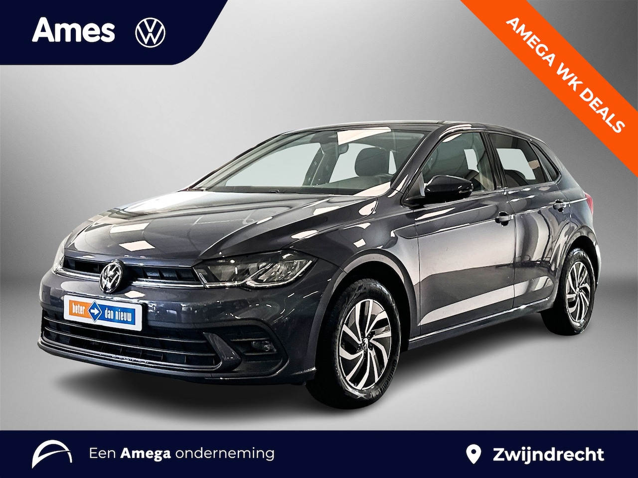 Volkswagen Polo - 1.0 95pk TSI Life Edition Achteruitrijcamera (Rear View) | Parkeersensoren voor en achter - AutoWereld.nl