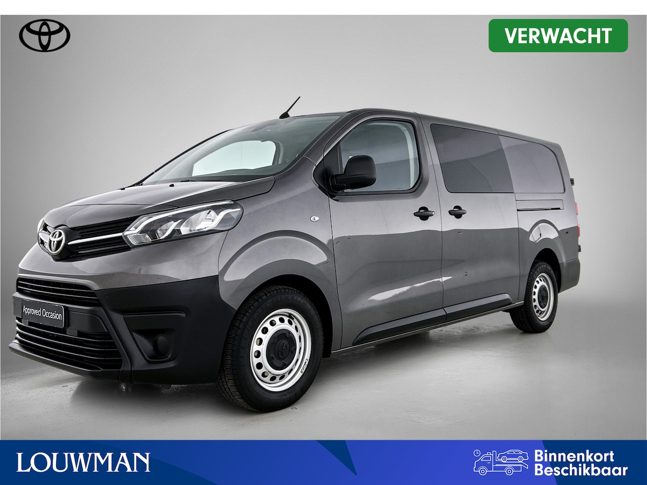 Toyota PROACE Long Worker - 2.0 D-4D L2D Challenger DC | Dubbel cabine | Trekhaak | Apple CarPlay/Android Auto | achte - AutoWereld.nl