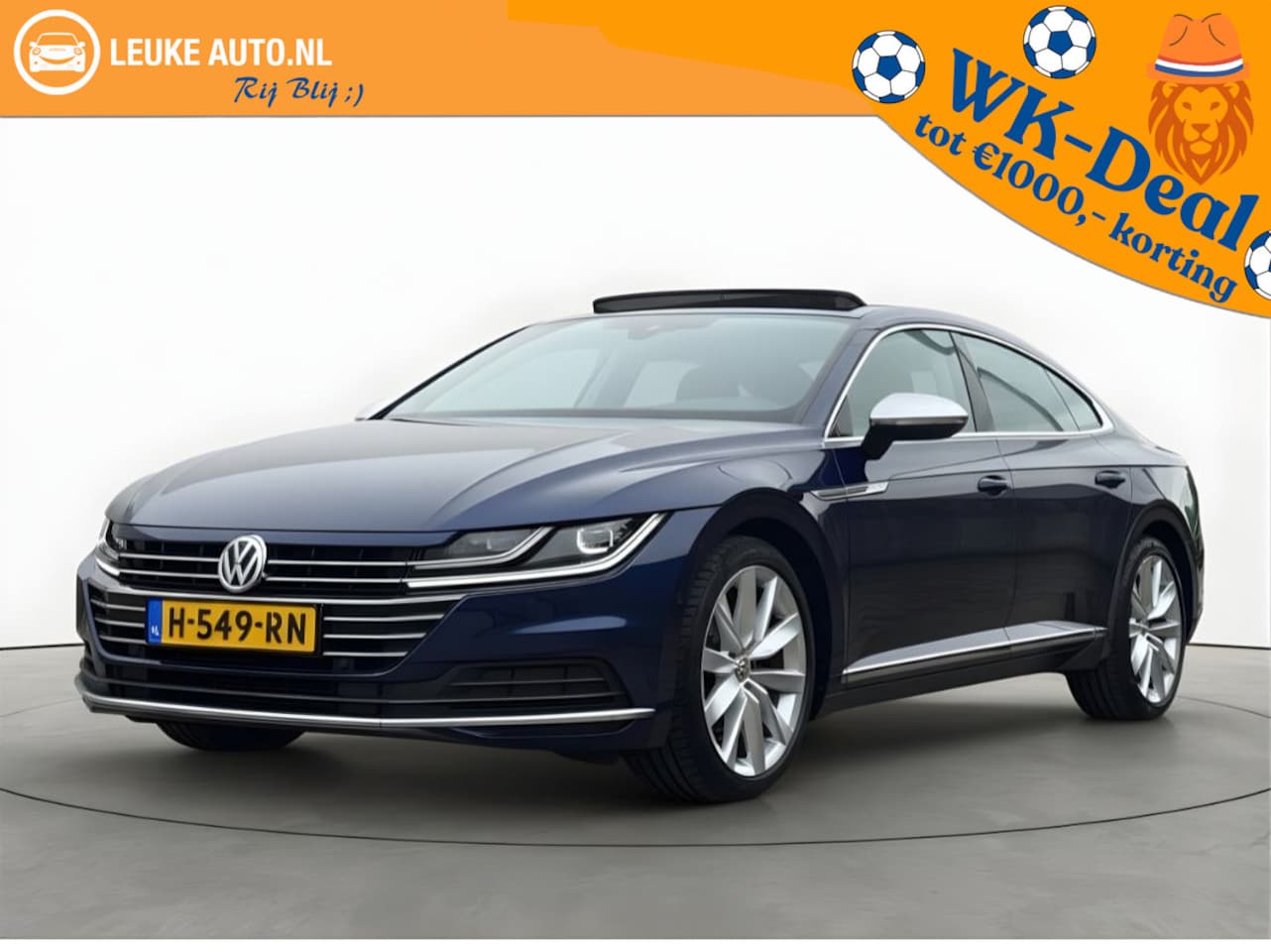 Volkswagen Arteon - 1.5 TSI 150PK Aut. Elegance Pano Dode-Hoek Keyless - AutoWereld.nl
