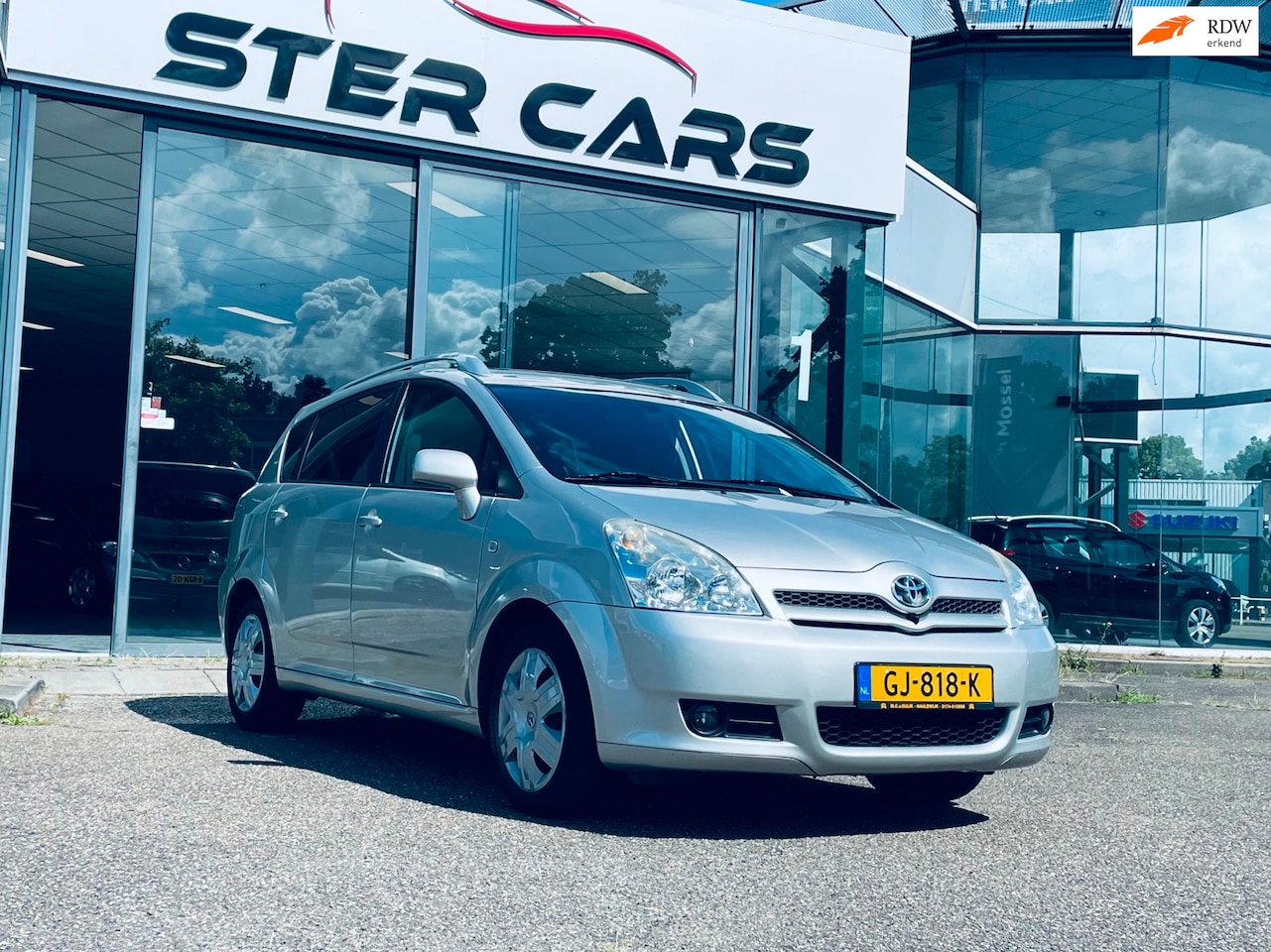 Toyota Verso - 1.8 VVT-i Terra 7p. bj 2007 parker sensor achter camera Cruise control - AutoWereld.nl