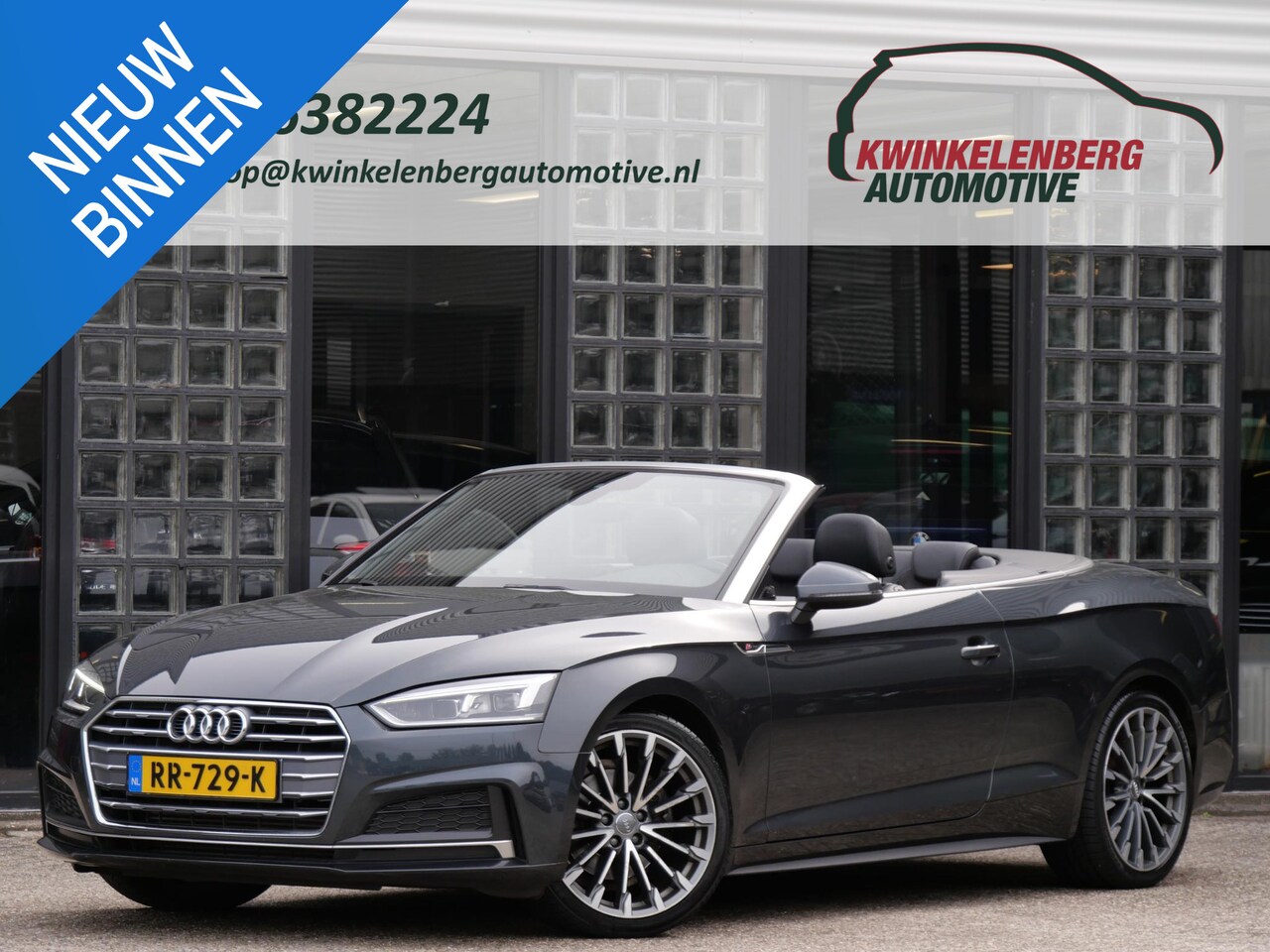 Audi A5 Cabriolet - 2.0TFSi SPORT/ S-LINE/ CAMERA/ 19INCH/ NL-AUTO - AutoWereld.nl